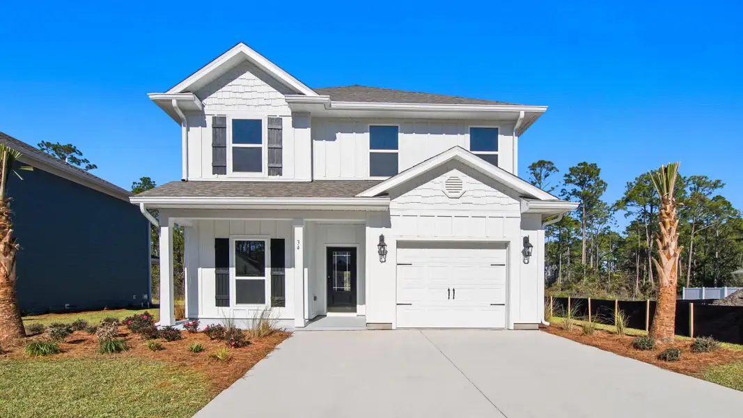 Front exterior of a home in the Crest Bay Cottages community, located in Miramar Beach, FL (Image 15). Front exterior of a home in the Crest Bay Cottages community, located in Miramar Beach, FL (Image 15).