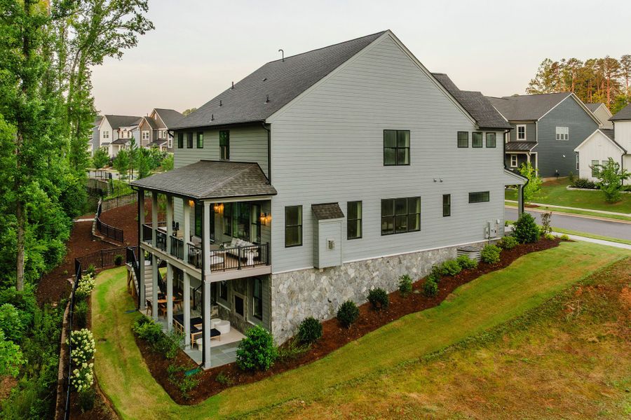 Exterior details of a home in Mayes Hall, Davidson (Image 37).