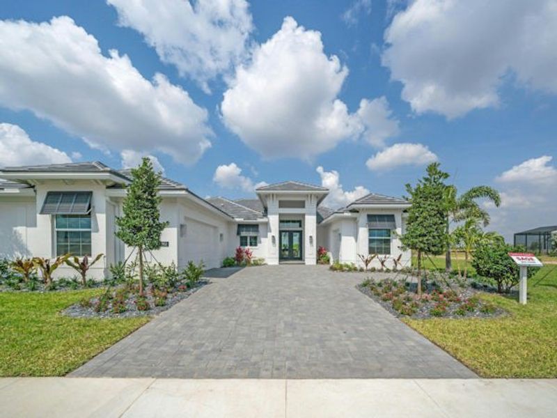 Front exterior of a home in the BELTERRA community, located in Port St. Lucie, FL (Image 67).