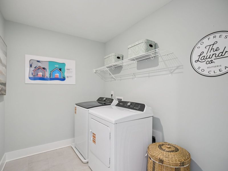 Furnished interior in a model home at Mansker Farms - Bronze Series in Hendersonville (Image 17).