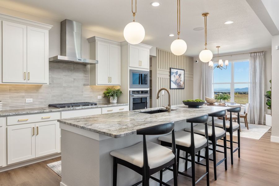 Plan C405 - Sterling Ridge Model - Kitchen/Dining Area