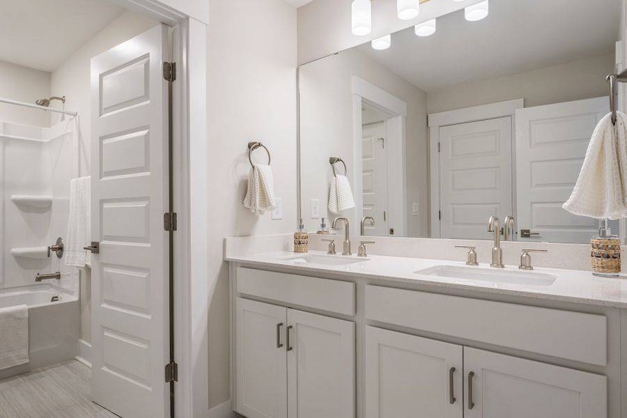 Furnished interior in a model home at South Park in Piedmont (Image 33).