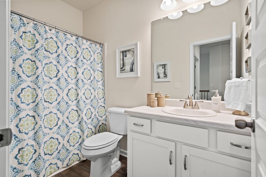 Furnished interior in a model home at Highland Crossing in Cartersville (Image 16).