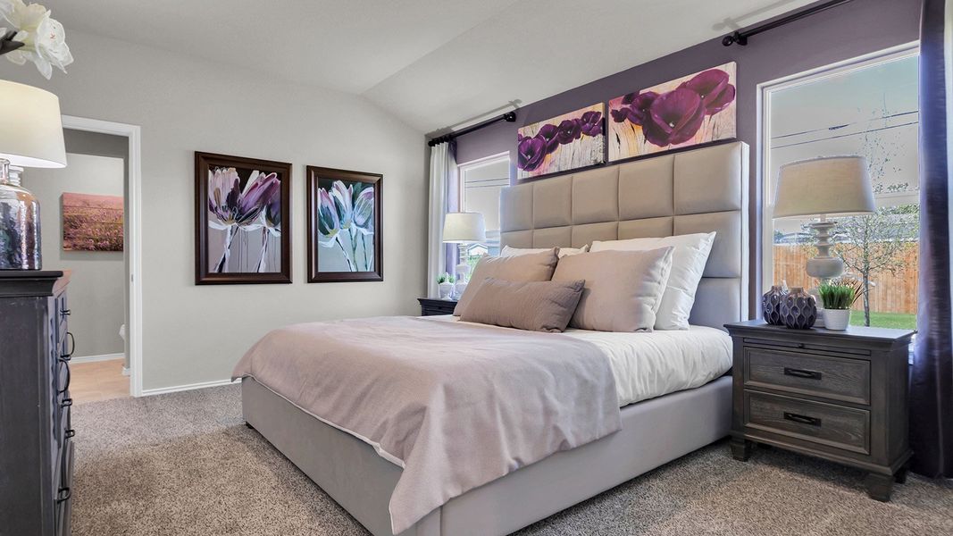 Furnished interior in a model home at Reynolds Crossing in Killeen (Image 11).