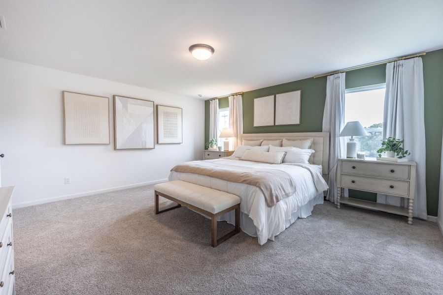 Furnished interior in a model home at Morrow Brook in Albemarle (Image 13). Furnished interior in a model home at Morrow Brook in Albemarle (Image 13).