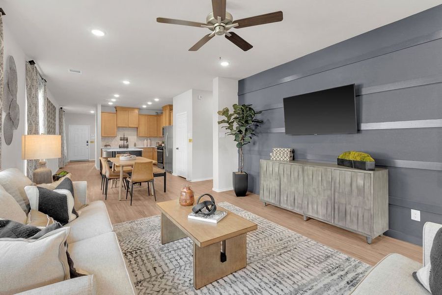 Furnished interior in a model home at Colony at Pinehurst in Pinehurst (Image 22).