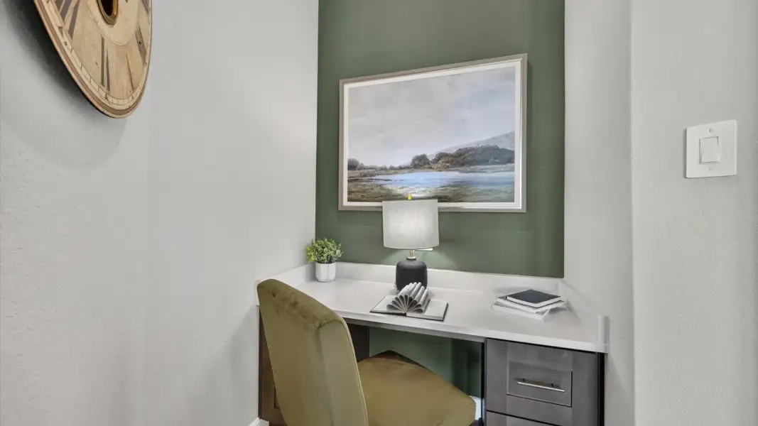 Furnished interior in a model home at Wildflower Ranch in Justin (Image 23).