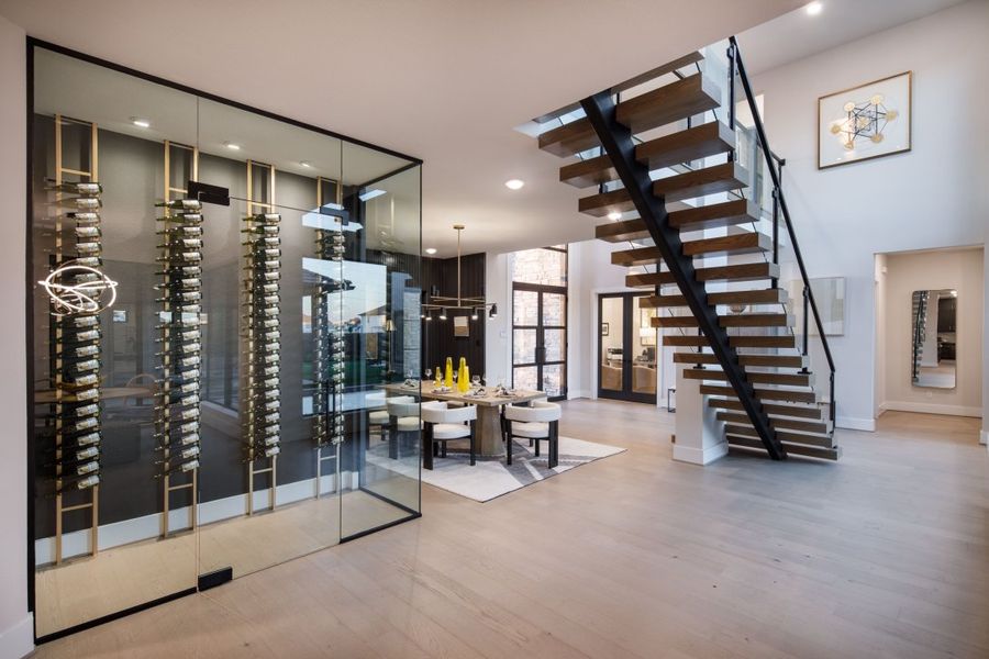 Furnished interior in a model home at Harvest Green in Richmond (Image 23).