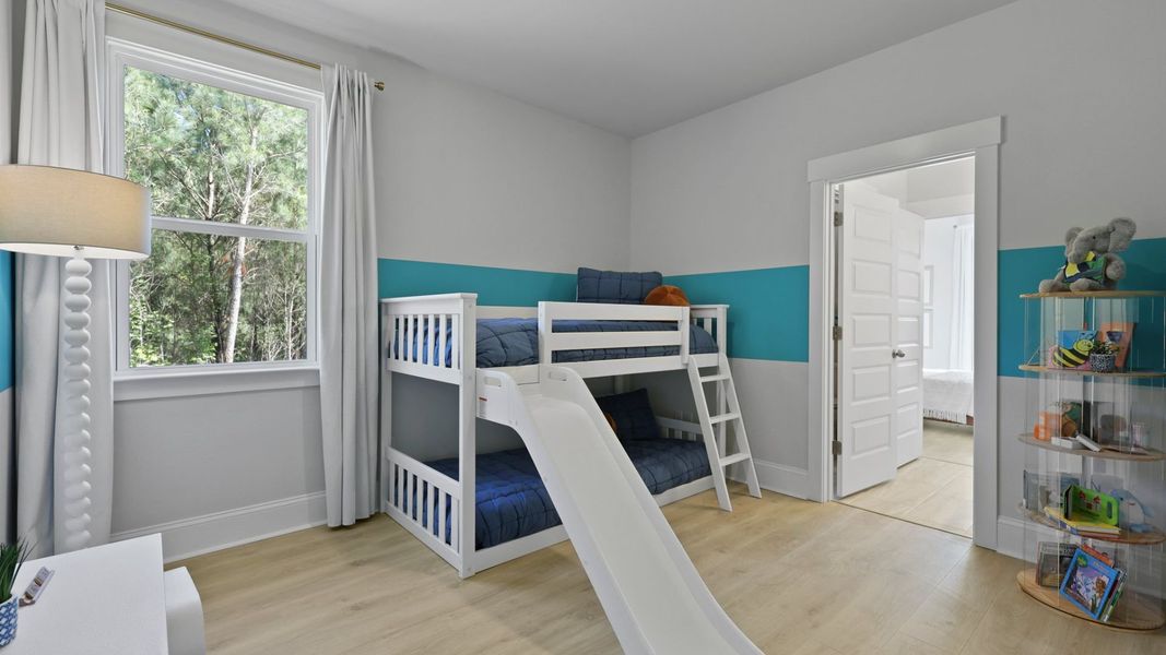 Furnished interior in a model home at Berkeley Bay in Ridgeville (Image 26).