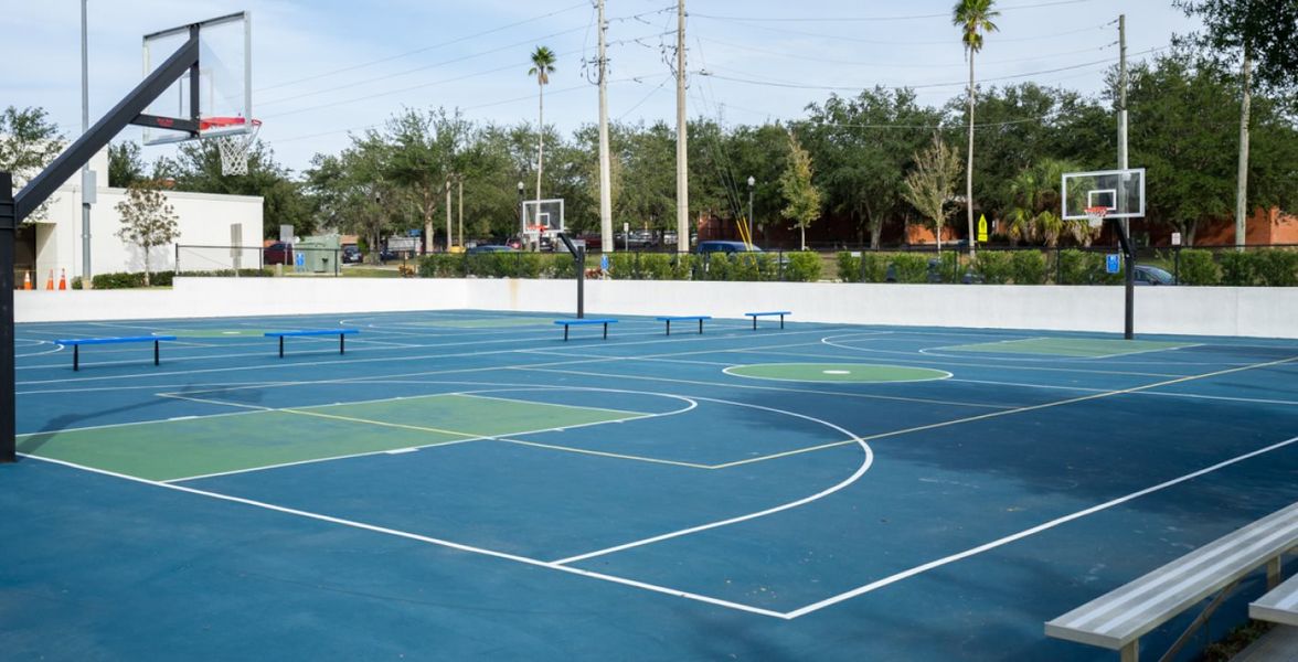Lake Eva park basketball court