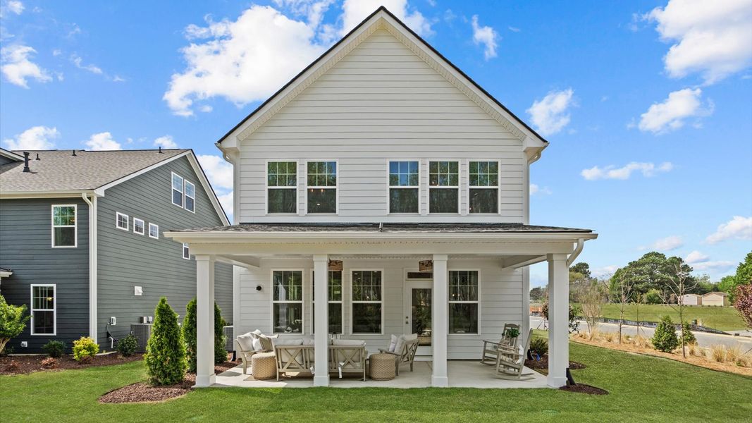 Exterior details of a home in Station Pointe Phase 2, Angier (Image 5).
