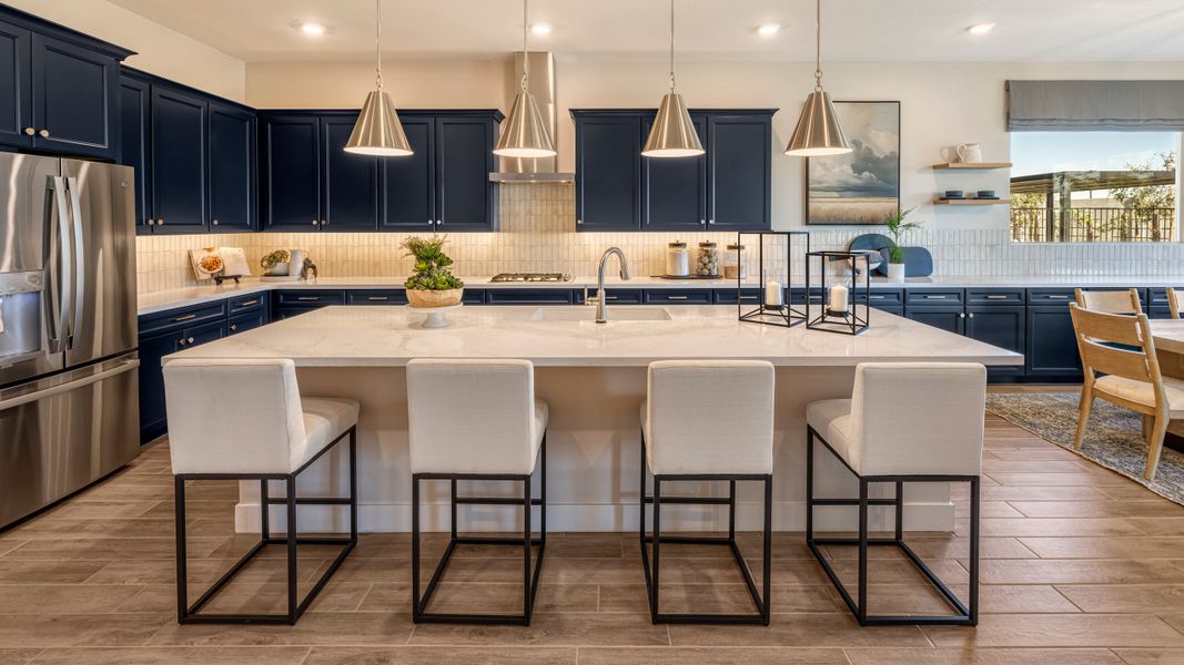 Furnished interior in a model home at Abel Ranch in Goodyear (Image 5). Furnished interior in a model home at Abel Ranch in Goodyear (Image 5).