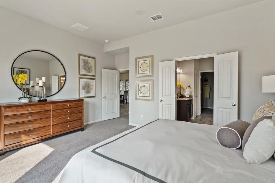 Summerhill Model Home Primary Bedroom