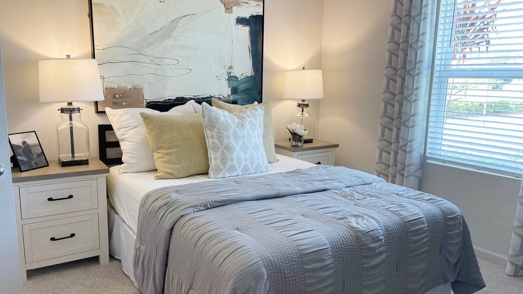 Furnished interior in a model home at Sebastian Highlands in Sebastian (Image 12).