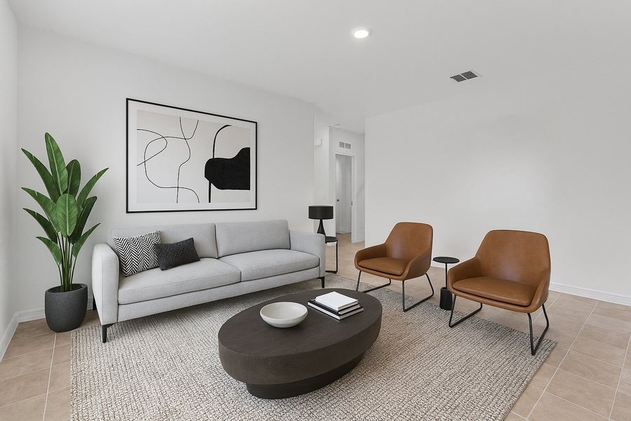 Furnished interior in a model home at Marion Creek in Haines City (Image 77).