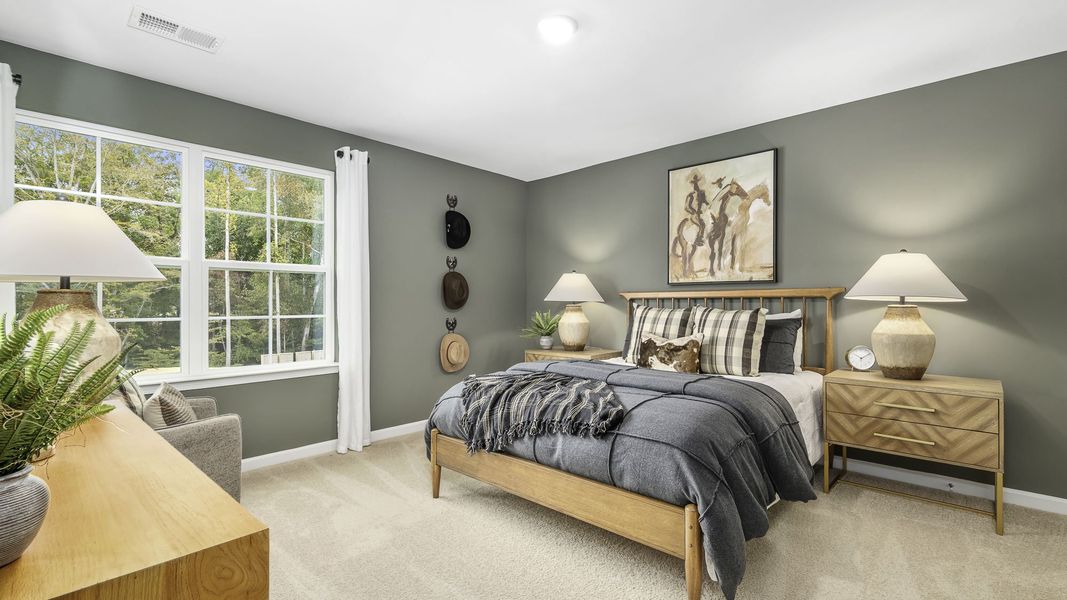 Furnished interior in a model home at Mount Hope Estates in Winston-Salem (Image 15).