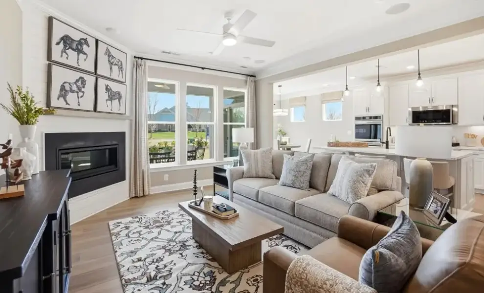 Furnished interior in a model home at Paisley Pointe in Boiling Springs (Image 34).