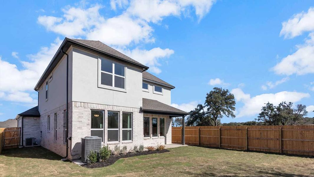 Exterior details of a home in Rosenbusch Ranch, Leander (Image 25).