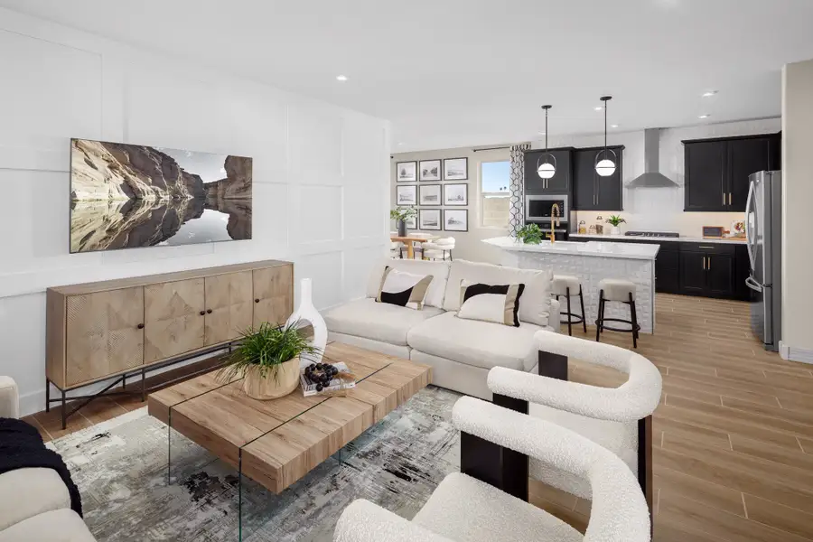 Furnished interior in a model home at Bethany Grove in Glendale (Image 7).