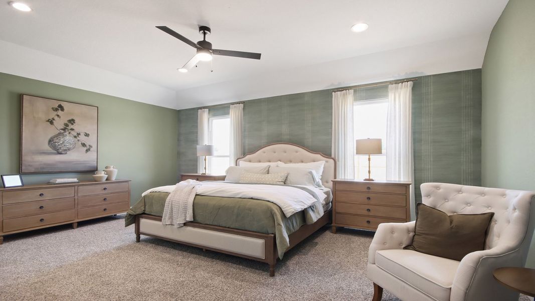 Furnished interior in a model home at Mill Creek Estates in Magnolia (Image 26). Furnished interior in a model home at Mill Creek Estates in Magnolia (Image 26).