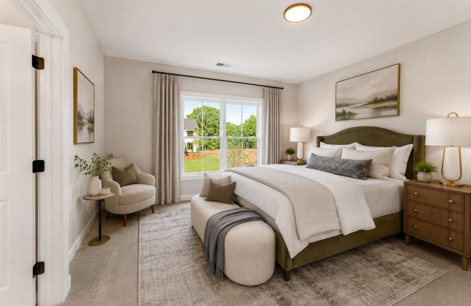 Furnished interior in a model home at The Tillery in Marietta (Image 22). Furnished interior in a model home at The Tillery in Marietta (Image 22).