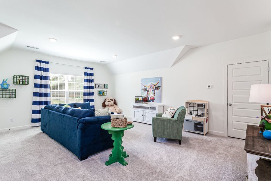 Furnished interior in a model home at Lockwood in Collierville (Image 16). Furnished interior in a model home at Lockwood in Collierville (Image 16).