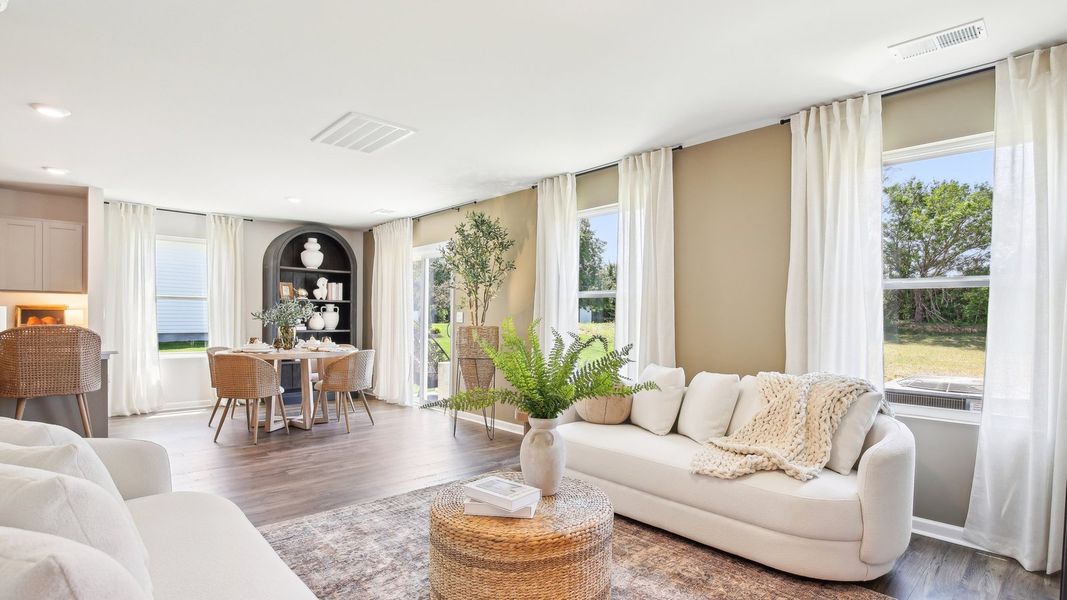 Furnished interior in a model home at Parkside Point in Portland (Image 36).