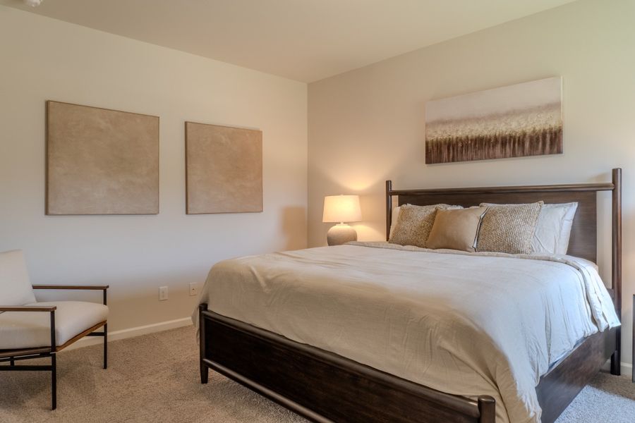 Furnished interior in a model home at Fairview Chase in Covington (Image 20).
