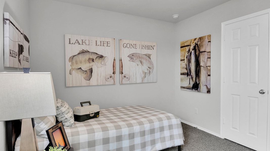 Furnished interior in a model home at West Canyon Trails in Belton (Image 15). Furnished interior in a model home at West Canyon Trails in Belton (Image 15).