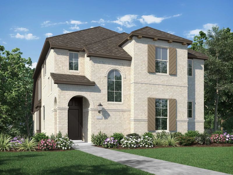 Front exterior of a home in the Mantua Point: 40ft. lots community, located in Van Alstyne, TX (Image 19).