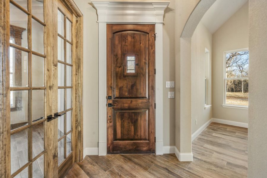Furnished interior in a model home at Crown Valley in Weatherford (Image 13).