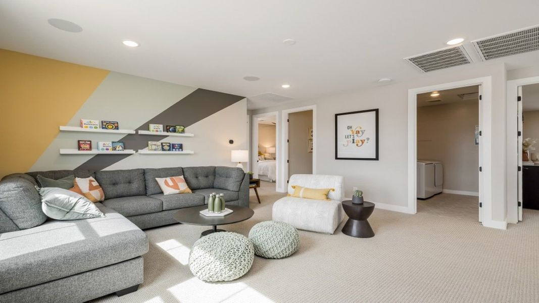 Furnished interior in a model home at Eminence at Alamar in Avondale (Image 20).