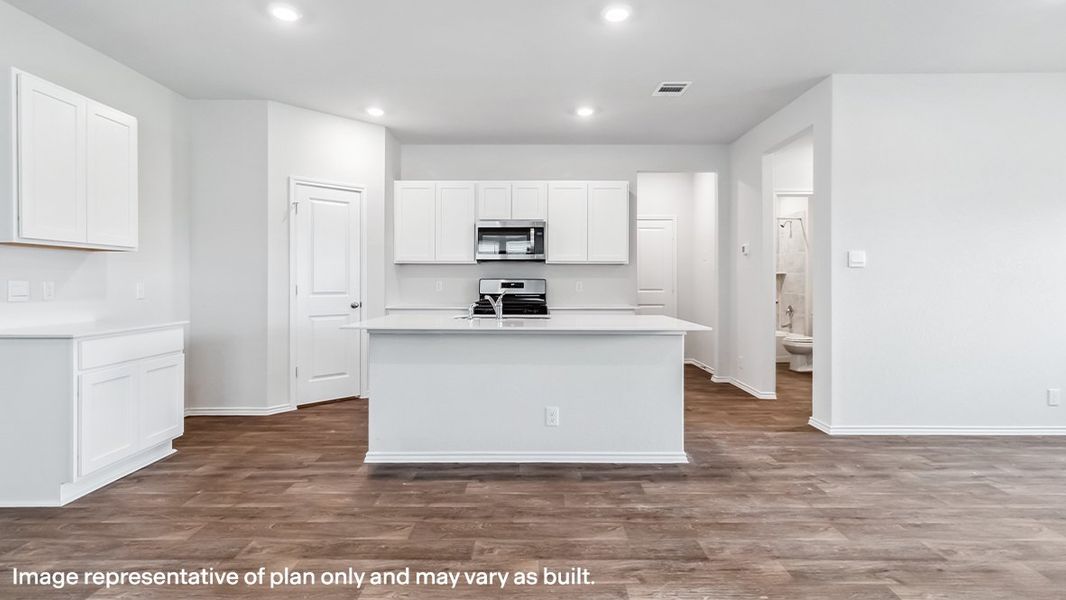 Furnished interior in a model home at Blue Ridge Ranch in San Antonio (Image 8).