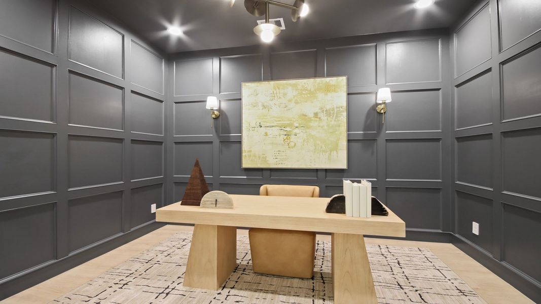 Furnished interior in a model home at Butlers Bend Estates in Pinehurst (Image 32). Furnished interior in a model home at Butlers Bend Estates in Pinehurst (Image 32).