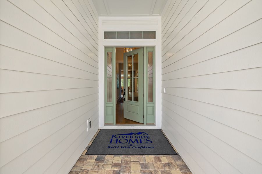 Exterior details of a home in Hidden Creek at SilverLeaf 80' Gold Series, St. Augustine (Image 29).