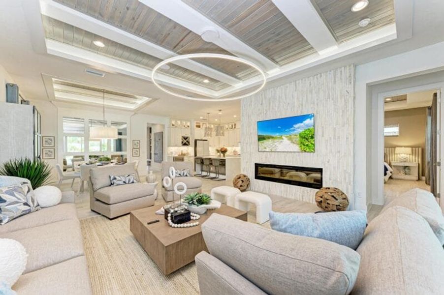 Furnished interior in a model home at Inspiration at Watercolor Place in Bradenton (Image 94). Furnished interior in a model home at Inspiration at Watercolor Place in Bradenton (Image 94).