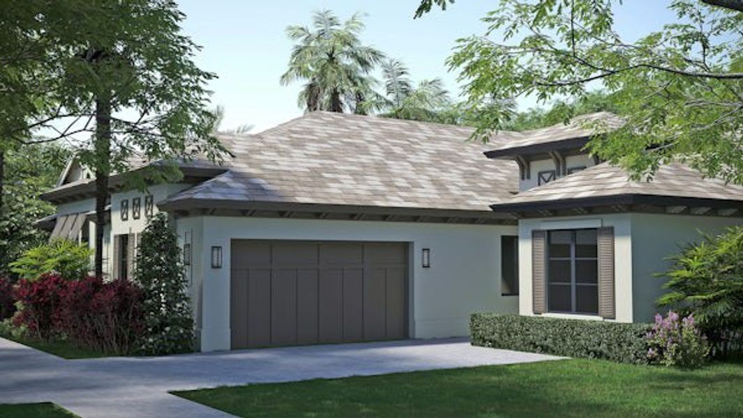 Front exterior of a home in the Seaglass community, located in Vero Beach, FL (Image 64).