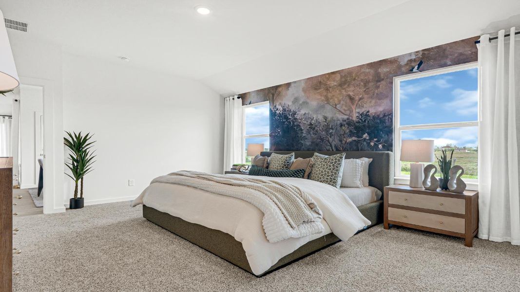 Furnished interior in a model home at Blue Heron Estates in Beasley (Image 25).