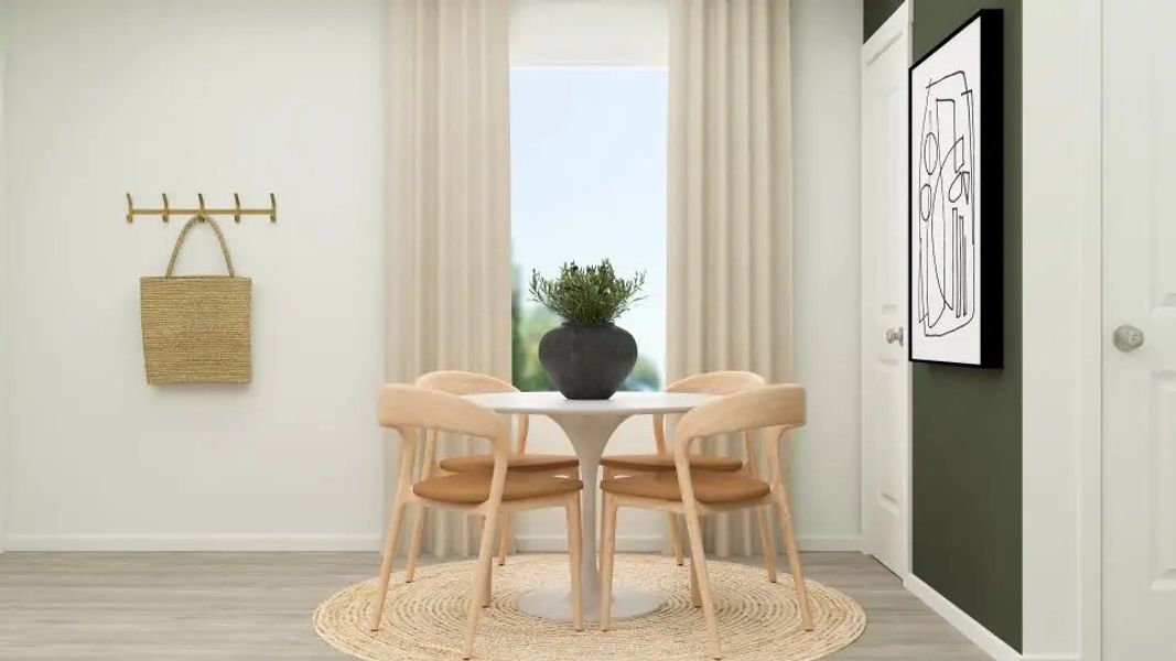 Furnished interior in a model home at Acorn: Broadview in Princeton (Image 12).