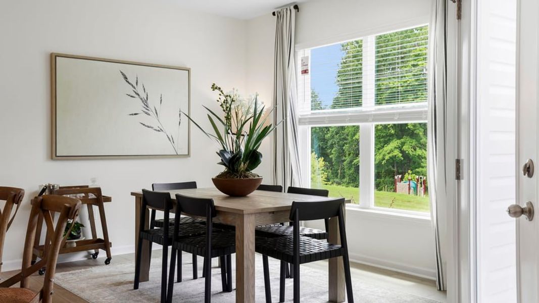 Furnished interior in a model home at Sherwood Gardens in Landrum (Image 28).