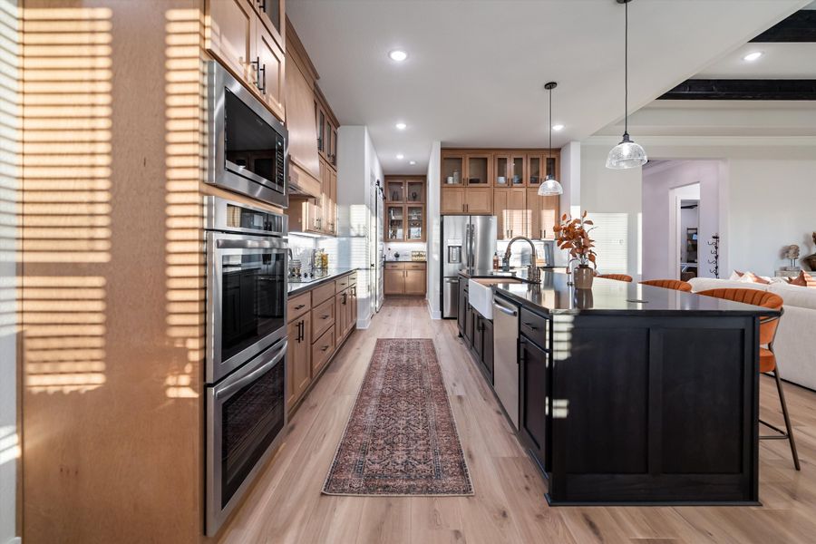 Furnished interior in a model home at Grayson Ridge in Van Alstyne (Image 46).