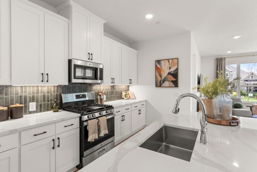 Furnished interior in a model home at Talia in Mesquite (Image 29).