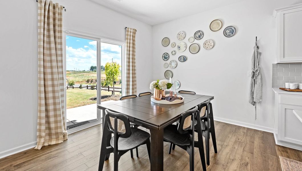 Furnished interior in a model home at Hunters Ridge in Woodruff (Image 5). Furnished interior in a model home at Hunters Ridge in Woodruff (Image 5).