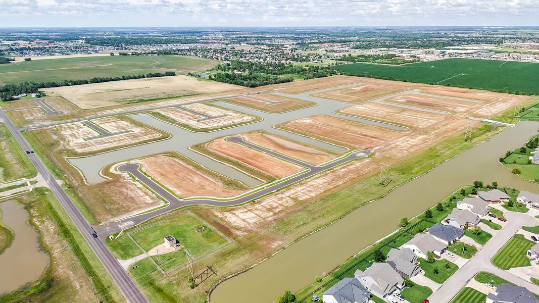 Site preparation and early development at The Courtyards at Waterford Reserve in Maize, KS (Image 24).