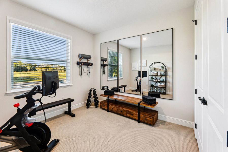 Furnished interior in a model home at Cape Coral Premier in Cape Coral (Image 10).