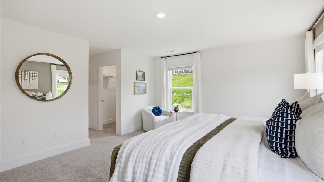 Furnished interior in a model home at Catlett Cove in Knoxville (Image 26).