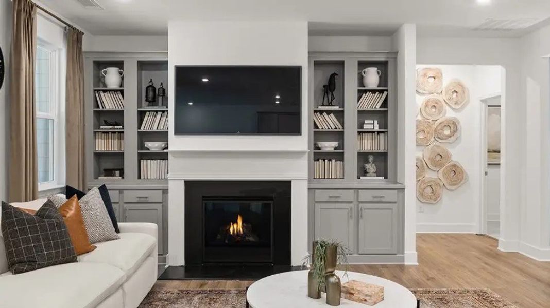 Furnished interior in a model home at Forrest Crossing: Forrest Crossing Single Family in Woodstock (Image 6).