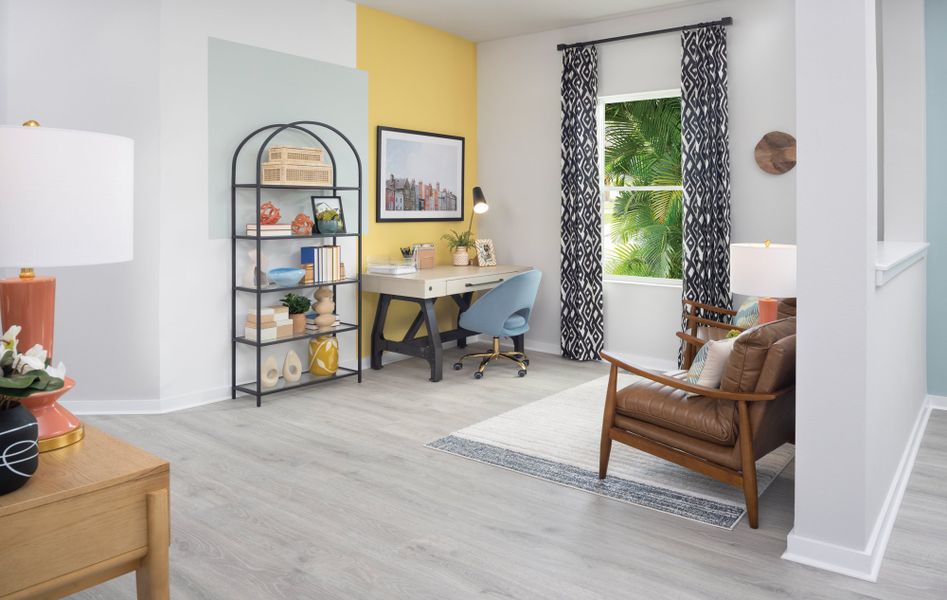 Furnished interior in a model home at Rye Ranch – Classic Series in Parrish (Image 5).