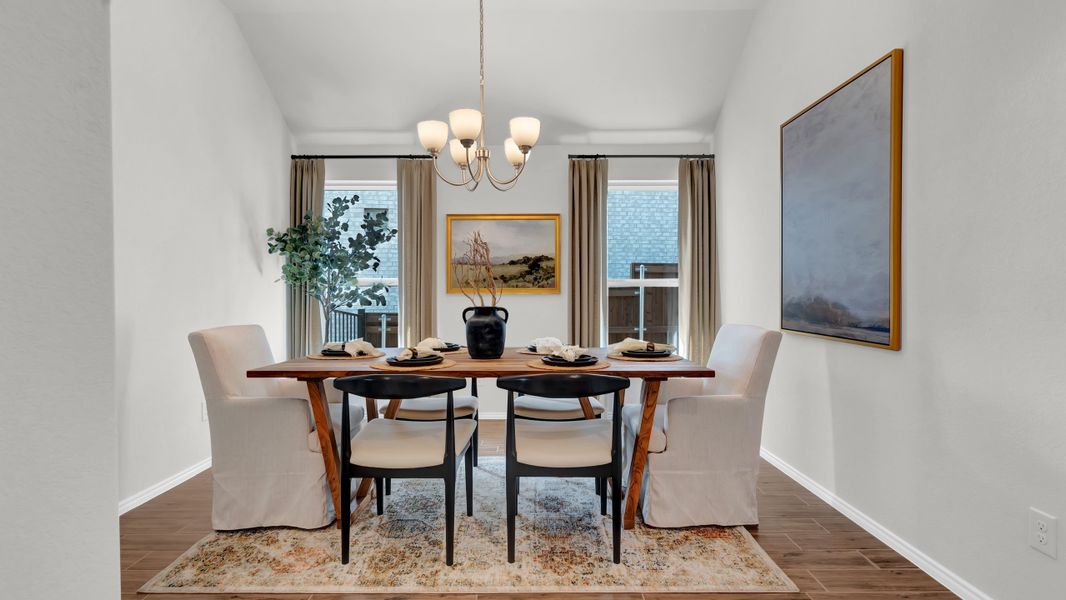 Furnished interior in a model home at Silo Mills - Select Series in Joshua (Image 11).