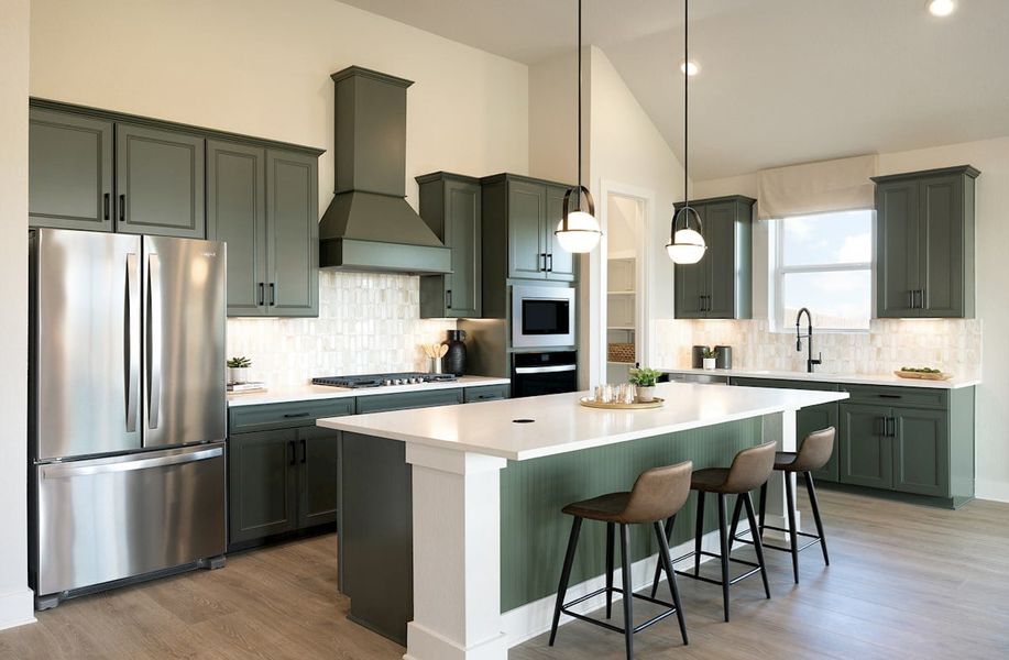 Furnished interior in a model home at Westridge in San Antonio (Image 6).